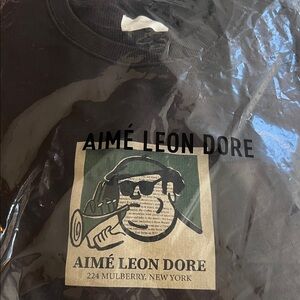 Aime Leon Dore brown  Graphic Sweatshirt